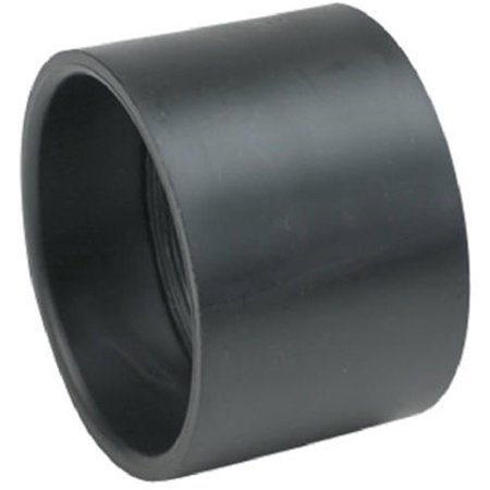 TOTALTOOLS 02933H 1.50 in. Coupling&#44; Hub x Hub - Black Material TO137605